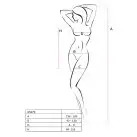 Откровенное платье-сетка Passion BS073 black photo 3