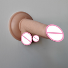 Мини реалистичный фаллоимитатор на присоске, 145х35 мм photo 2