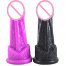 Фалоімітатор на присосці 2-х кольорів photo 2