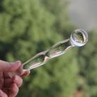  Фаллоимитатор стеклянный с шариком photo 2