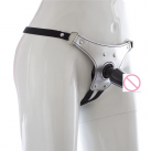 Страпон с анальной пробкой на ремнях photo 2