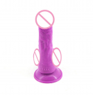 Реалістичний фалоімітатор FAAK на сильній присосці, водонепроникний photo 4