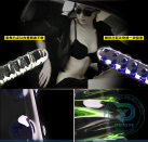 Стеклянный анальный плагин рельефный photo 4