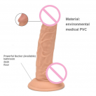 Гибкий реалистичный фаллоимитатор на мощной присоске photo 5