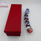 Стеклянный анальный плагин двухсторонний, 20.5 см photo 1