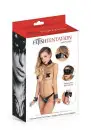 Ошейник с наручниками и цепочкой Fetish Tentation Neck and Wrist Chain Straps с маской на глаза photo 3