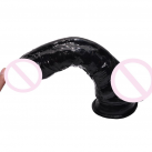 Вращающийся огромный черный фаллоимитатор photo 5