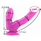 Двойной фаллоимитатор на присоске в ассортименте photo 3