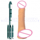 Огромный реалистичный фаллоимитатор на присоске с пультом дистанционного управления photo 3