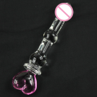 Стеклянный анальный плагин, 20 см  photo 2