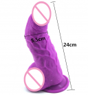 Фаллоимитатор. Реалистичный. Силикон. На присоске. Длина 24 см. photo 2