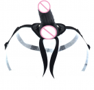 Черный страпон на ремешках photo 5