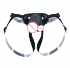 Черный страпон на ремешках photo 1