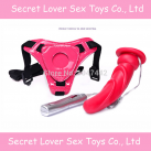 Вибрационный страпон с ремнями photo 2