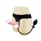 Трусы-страпон с надувным фаллоимитатором и ручной помпой photo 1