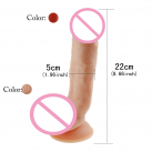 Большой гибкий фаллоимитатор из силикона photo 6