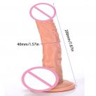 Реалистичный фаллоимитатор на присоске, 20 см * 4 см photo 2