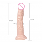 Реалістичний фалоімітатор D0208 photo 3