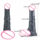 Чорний великий фалоімітатор, 9.96 дюймів photo 3