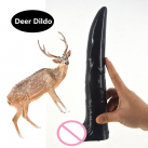 Фалоімітатор Олень. Чорний. photo 2