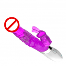 Силіконовий вібратор, USB акумулятор, обертання на 360 градусів, 6 режимів вібрації, водонепроникний photo 5