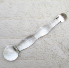 Стеклянный анальный плагин с шариком photo 2