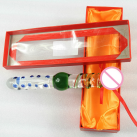 Фаллоимитатор. Двойной. Стекло. photo 4