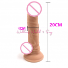 Гибкий фаллоимитатор на сильной присоске, 20*4 см photo 2