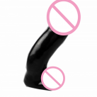 Огромный черный фаллоимитатор, 43х10 см photo 5