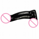 Огромный черный фаллоимитатор, 43х10 см photo 1