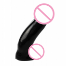 Огромный черный фаллоимитатор, 43х10 см photo 6