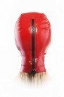 Маска из латекса с молнией сзади и контрастными глазами и ртом Latex Mask With Zipper photo 2