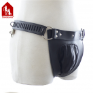 Кожаные трусики стринги Davidsource Breifs с блокировкой пояса photo 3