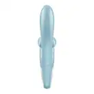 Вібратор-кролик Satisfyer Touch Me Blue, подвійний відросток, 3 потужні мотори photo 3