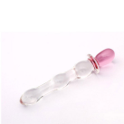 Скляний фалоімітатор із серцем photo 1