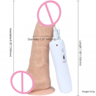 Фалоімітатор реалістичний з вібрацією SHEQU photo 2