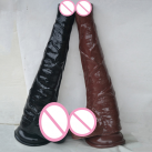 Фаллоимитатор огромный. Реалистичный. Силикон. На присоске. 43 см. photo 2