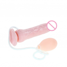 Фалоімітатор. Реалістичний. Силікон. На присоску. З насосом. photo 4