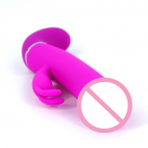 Вибратор со стимуляцией клитора. Силикон. USB. photo 4