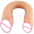 Большой реалистичный двойной фаллоимитатор photo 5