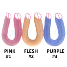 Большой реалистичный двойной фаллоимитатор photo 6