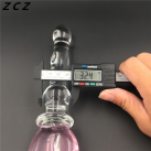 Фаллоимитатор стеклянный анальный ZCZ Pyrex  photo 6