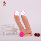 Фалоімітатор. Подвійний. Реалістичний. Силікон. На присоску. photo 2