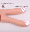 Фалоімітатор. Подвійний. Реалістичний. Силікон. На присоску. photo 4