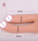 Фалоімітатор. Подвійний. Реалістичний. Силікон. На присоску. photo 1