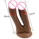 Двойной фаллоимитатор 15 и 16 см photo 2