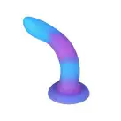 Фалоімітатор, що світиться в темряві, ADDICTION Rave 8″ Glow in the Dark Dildo Blue Purple, 20,3 см photo 2