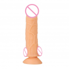 Фалоімітатор із гнучкого силікону на присосці photo 4