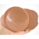 Реалістичний великий коричневий фалоімітатор photo 1