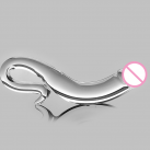 Фаллоимитатор прозрачный Super long 255*25 мм photo 1